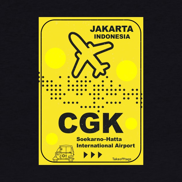 CGK Jakarta airport code by Woohoo